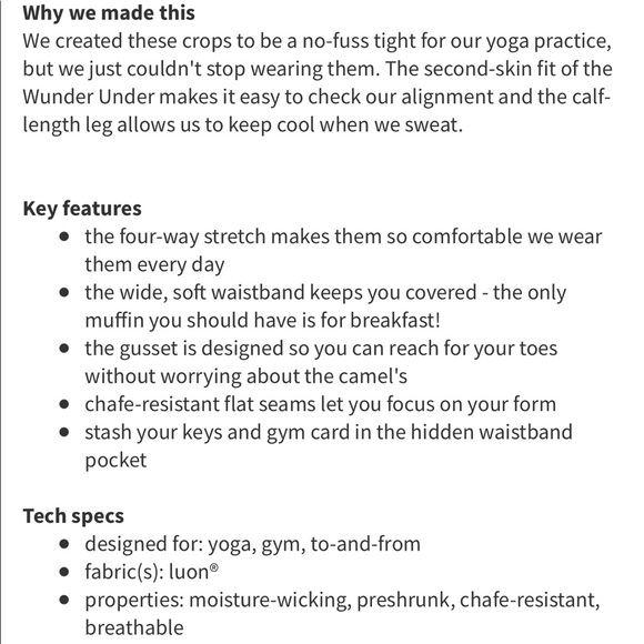 Lululemon Leggings - Picture 3 of 4